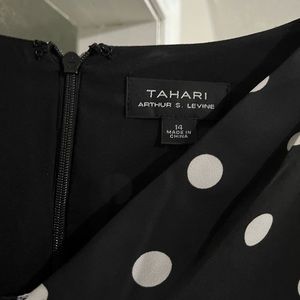 Tahari Black and White Dress